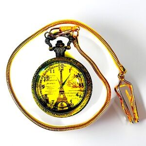 Vintage Pocket Watch with Fob Chain Lot